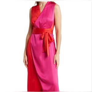 Bonheur D’Amour Wrap Dress | Red-Pink | W Med